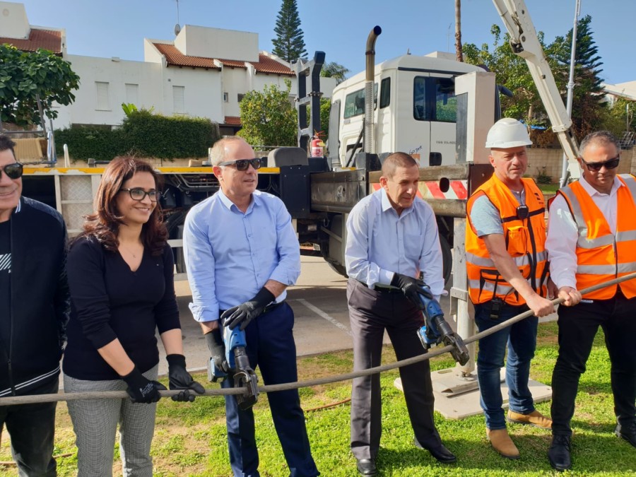 השקת קו אור יהודה בארות יצחק. קרדיט צילום: יוסי וייס.